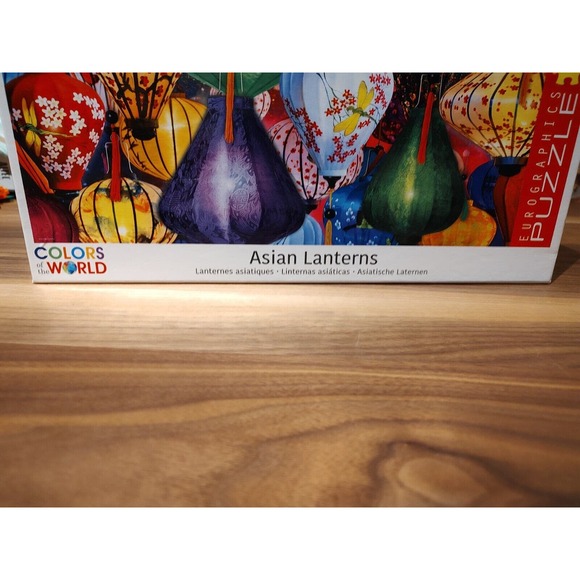 Eurographics 1000 Piece Jigsaw Puzzle Asian Lanterns Complete - Picture 6 of 8